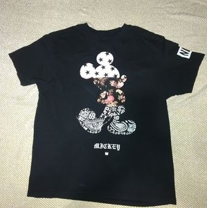 Disney Mickey Mouse t-shirt, large, stars & flower